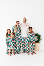 Load image into Gallery viewer, GREEN Santa Stripes | GIRLS 2-Piece SET