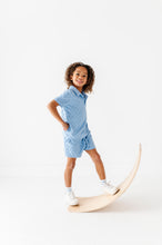 Load image into Gallery viewer, Coastal Blue | BOYS TERRY CHECK SET