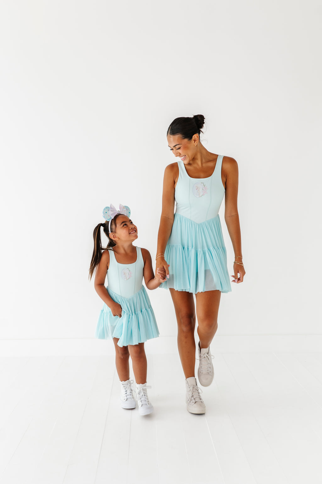 Elsa (ADULT) | Icy Blue Mesh DRESS