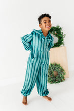 Load image into Gallery viewer, Evergreen Stripes | MINKY One-Piece Zip