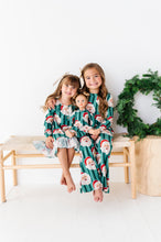 Load image into Gallery viewer, GREEN Santa Stripes | GIRLS 2-Piece SET