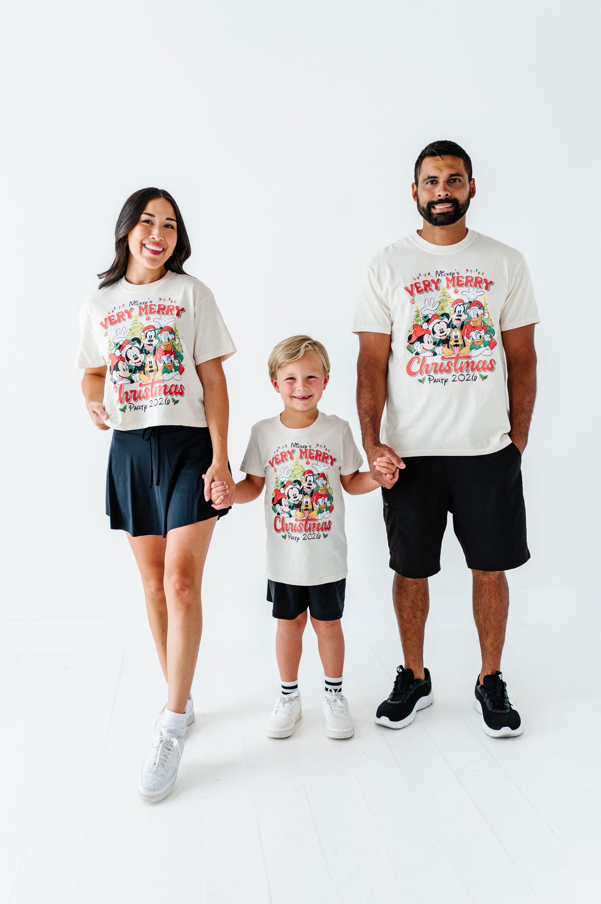 Very Merry Christmas Party | ADULT Cream *CROP TEE!*