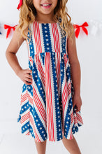 Load image into Gallery viewer, Parade Day Scallop Stripes | TWIRL DRESS
