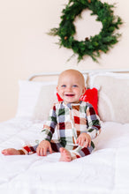 Load image into Gallery viewer, HOLIDAY PLAID | Zip-Up Romper