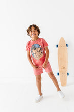 Load image into Gallery viewer, Patriotic Dog | RED Boys Curve Hem Tee