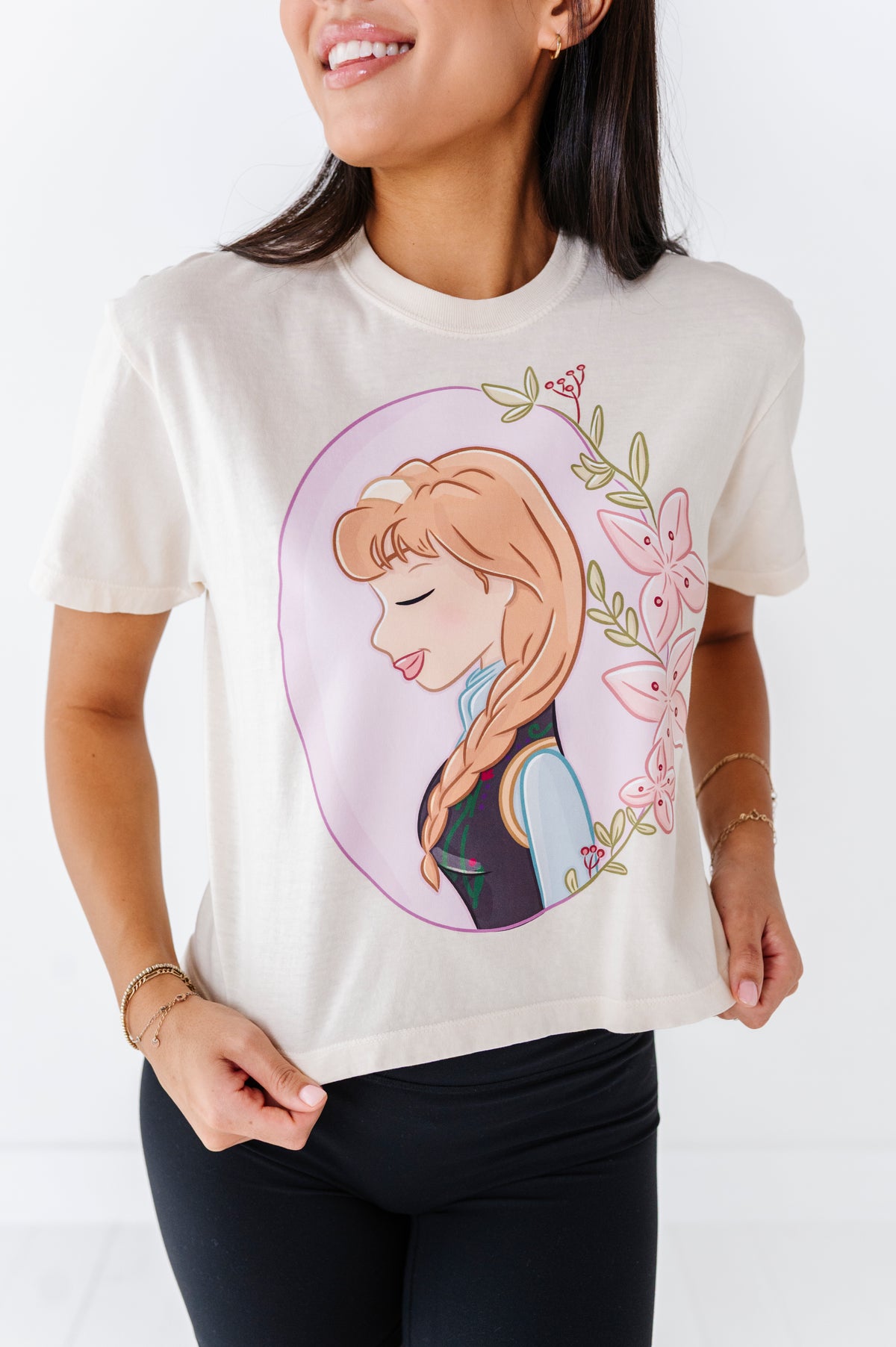 Ana | ADULT tee (CROP + FULL LENGTH HERE)