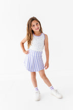 Lavender Petite Floral | Retro Tank SET