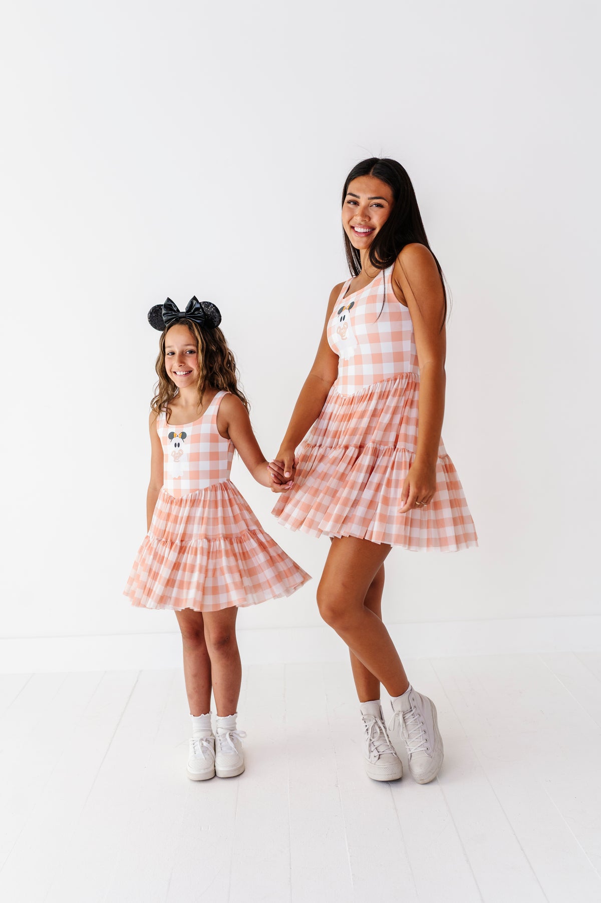 Pretzel Ghostie (PLAID) | ADULT Mesh Dress