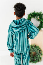Load image into Gallery viewer, Evergreen Stripes | MINKY One-Piece Zip