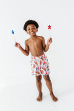 Load image into Gallery viewer, Firecrackers + Franks | BOYS Swim Shorts