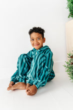 Load image into Gallery viewer, Evergreen Stripes | MINKY One-Piece Zip