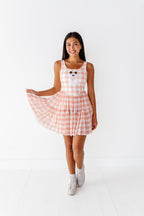 Pretzel Ghostie (PLAID) | ADULT Mesh Dress