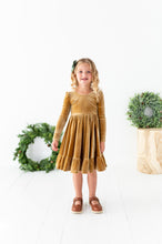 Load image into Gallery viewer, Carmel | Velvet Bow Back Dress