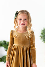 Load image into Gallery viewer, Carmel | Velvet Bow Back Dress