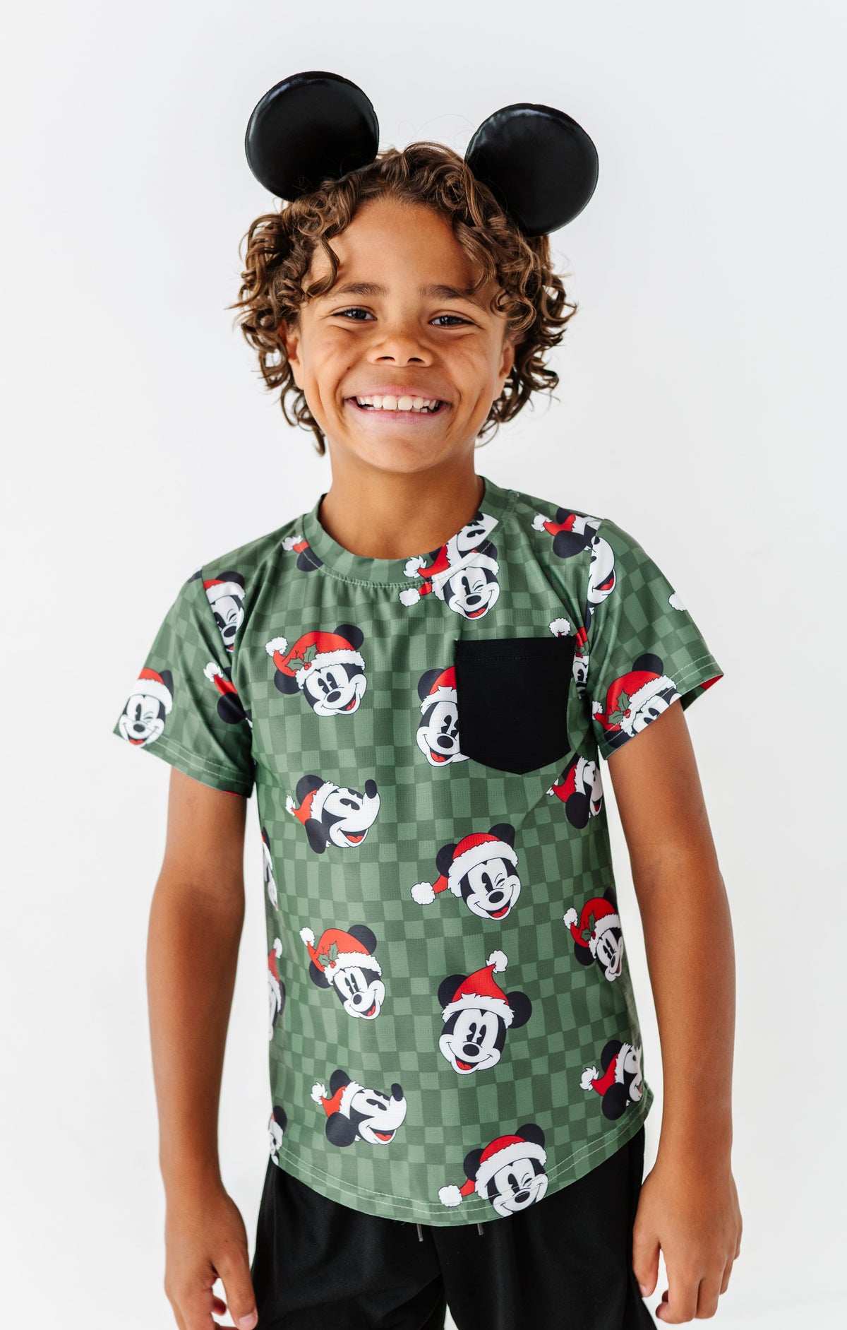Mickey's Evergreen Check | KIDS Dri-Fit Tee