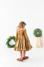 Load image into Gallery viewer, Carmel | Velvet Bow Back Dress