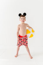 Load image into Gallery viewer, Red Stripe Mickey | BOY Swim Shorts