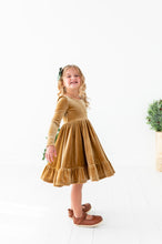 Load image into Gallery viewer, Carmel | Velvet Bow Back Dress