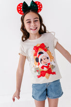 Load image into Gallery viewer, Mickey Bow Frame | KIDS CREAM TEE