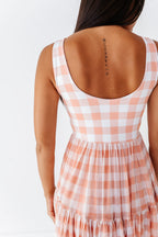 Pretzel Ghostie (PLAID) | ADULT Mesh Dress