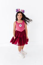 Mulan (KIDS) | Wine Mesh DRESS