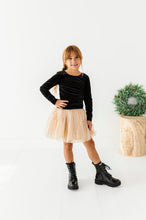 Load image into Gallery viewer, Black Velvet | Bow Back Long Sleeve Top