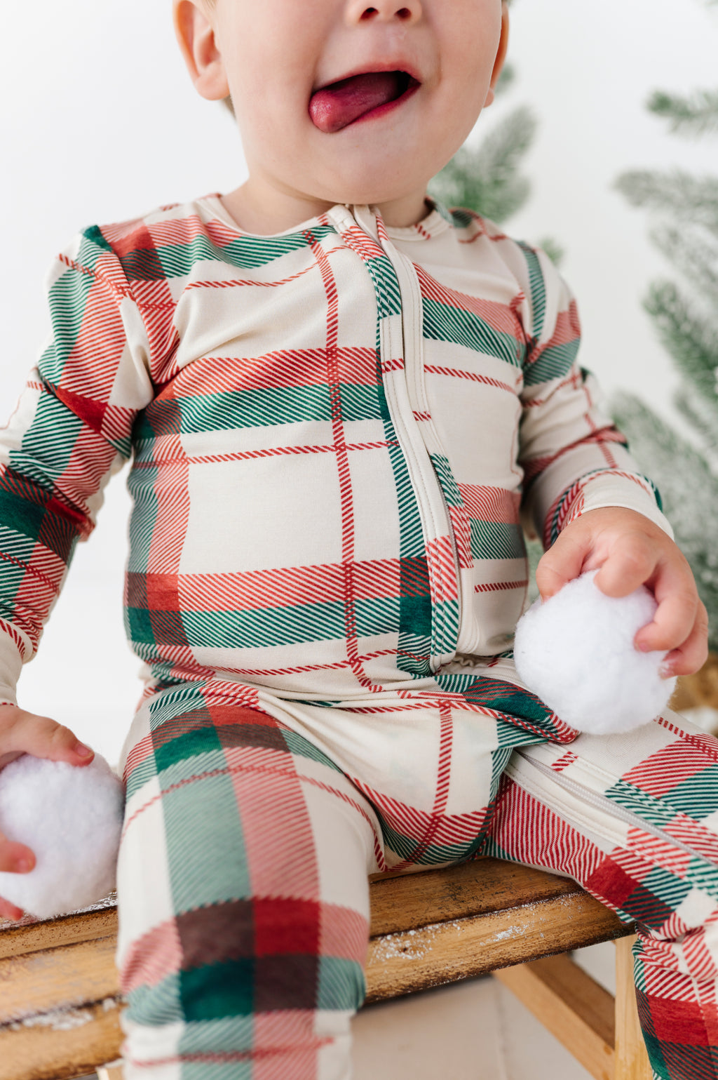 Holiday Plaid | ONE-Piece ZIP