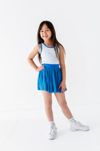 Load image into Gallery viewer, Blue Petite Floral | Retro Tank SET