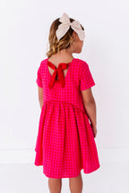 Merry Berry Gingham | Swing Dress