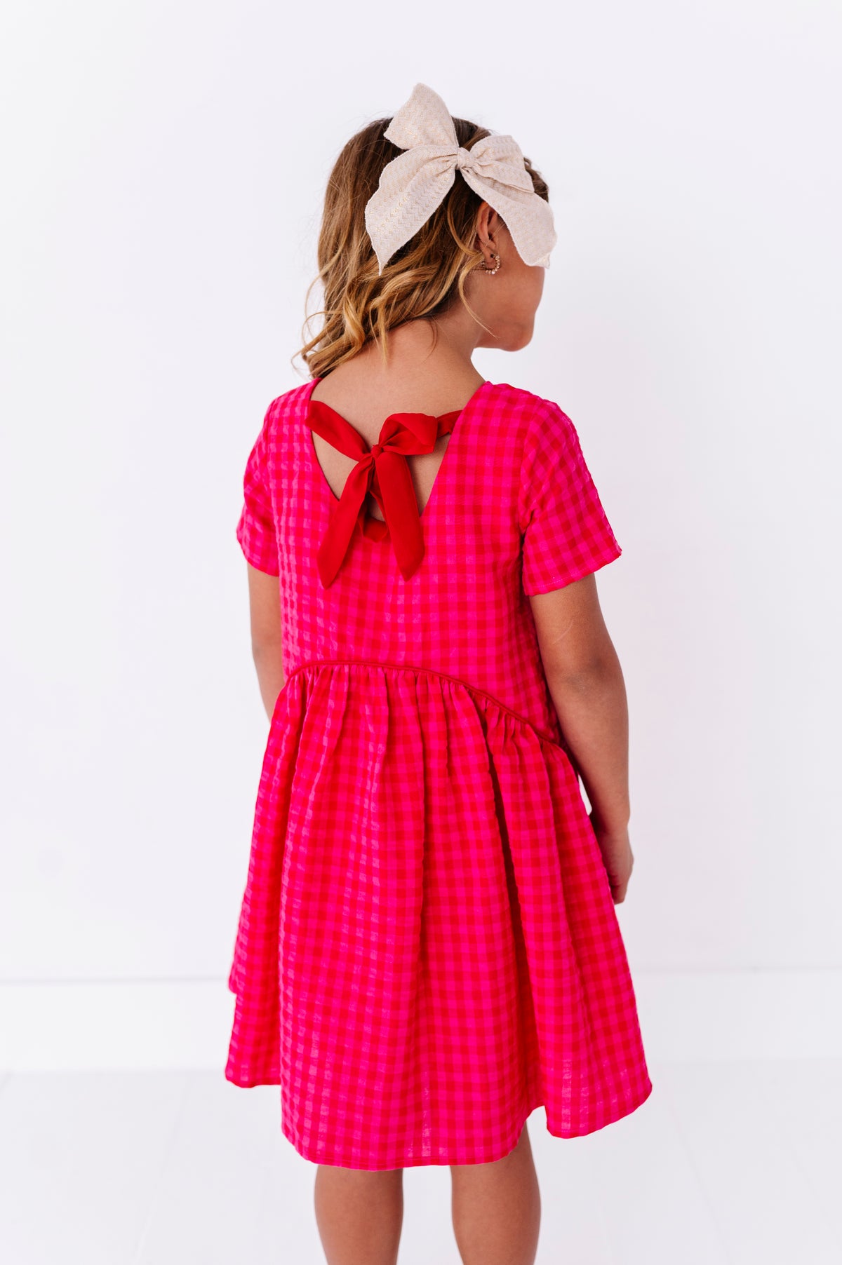 Merry Berry Gingham | Swing Dress