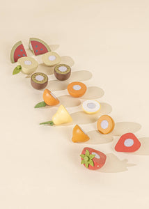 Wooden FRUITS Playset