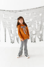 Load image into Gallery viewer, Striped Bow | SIDE-SPLIT SWEATSHIRT