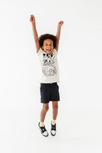 Cartoon Cover | KIDS CREAM TEE