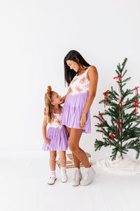 Lavender Gingerbread | (KIDS) Mesh DRESS