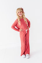 Sugarplum Bows | Ribbed 2-Piece Set