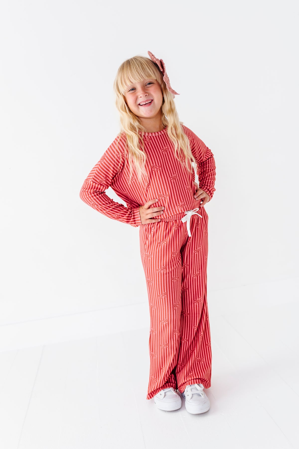Sugarplum Bows | Ribbed 2-Piece Set