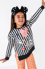 Load image into Gallery viewer, Candy Magic (STRIPE) | SIDE SPLIT SWEATSHIRT