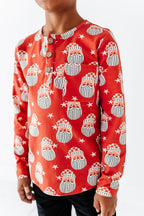 Retro St. Nick | Button Henley