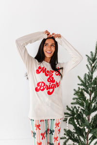 MERRY & BRIGHT | Adult Long Sleeve Tee