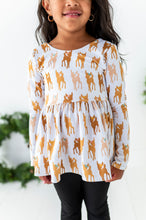 Load image into Gallery viewer, Girly Reindeer | Scoop Back Peplum