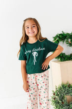 Load image into Gallery viewer, Merry Christmas Bow | (( GREEN )) YOUTH TEE