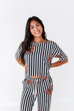 Load image into Gallery viewer, STRIPED MICKEY PUMPKIN | ADULT Bamboo Pant SET