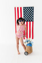 Load image into Gallery viewer, Spangled Stripes | Star Button TWO-PIECE