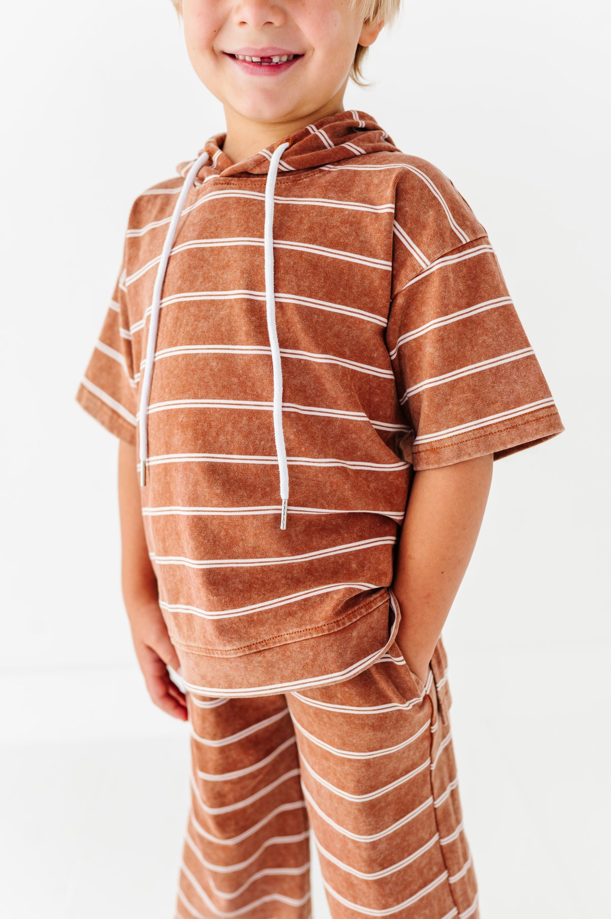 Carmel Stripes | Hoodie + Jogger SET