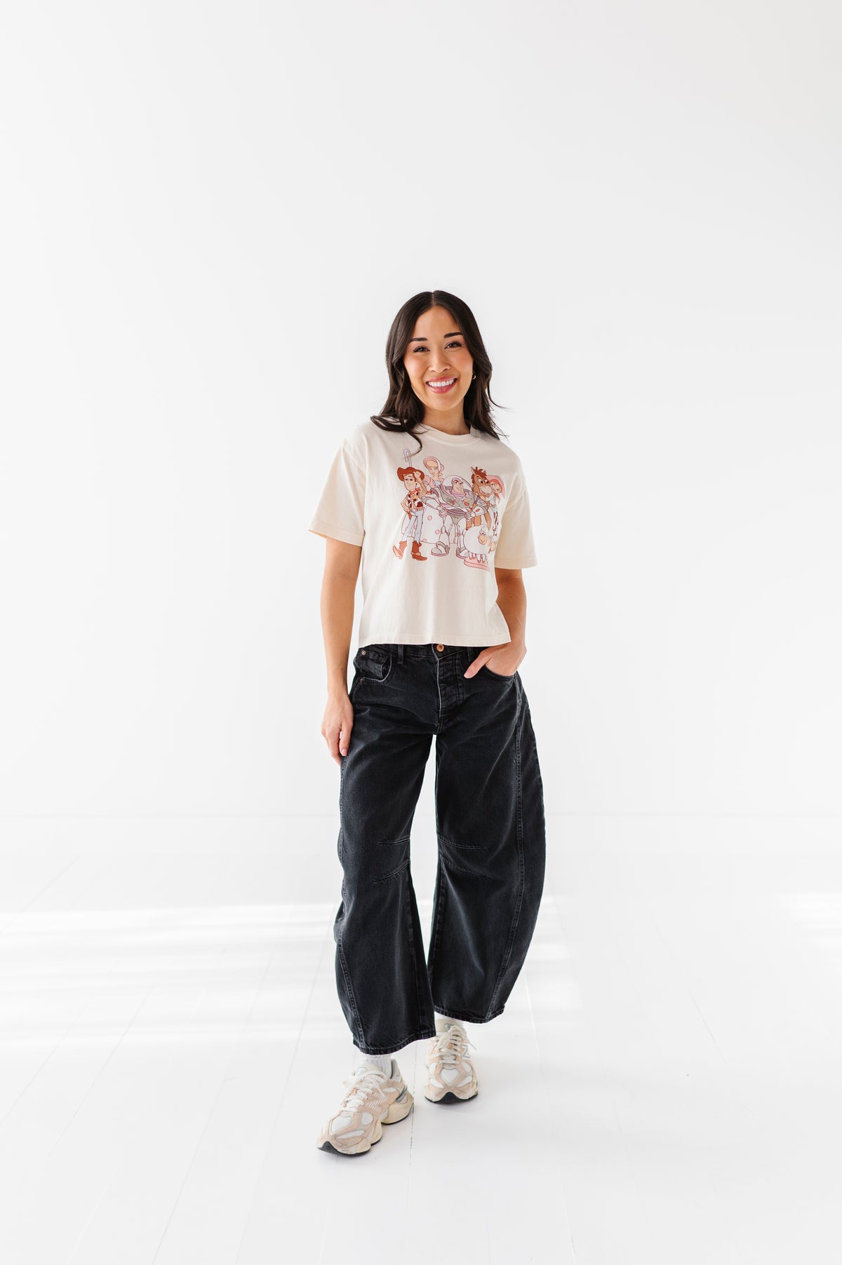 TOYS CROPPED | CREAM ADULT TEE