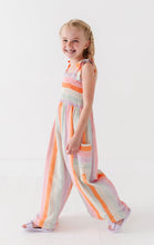 Load image into Gallery viewer, Sorbet Stripe | LINEN ROMPER