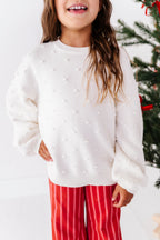 Ivory Bobble | Knit Sweater