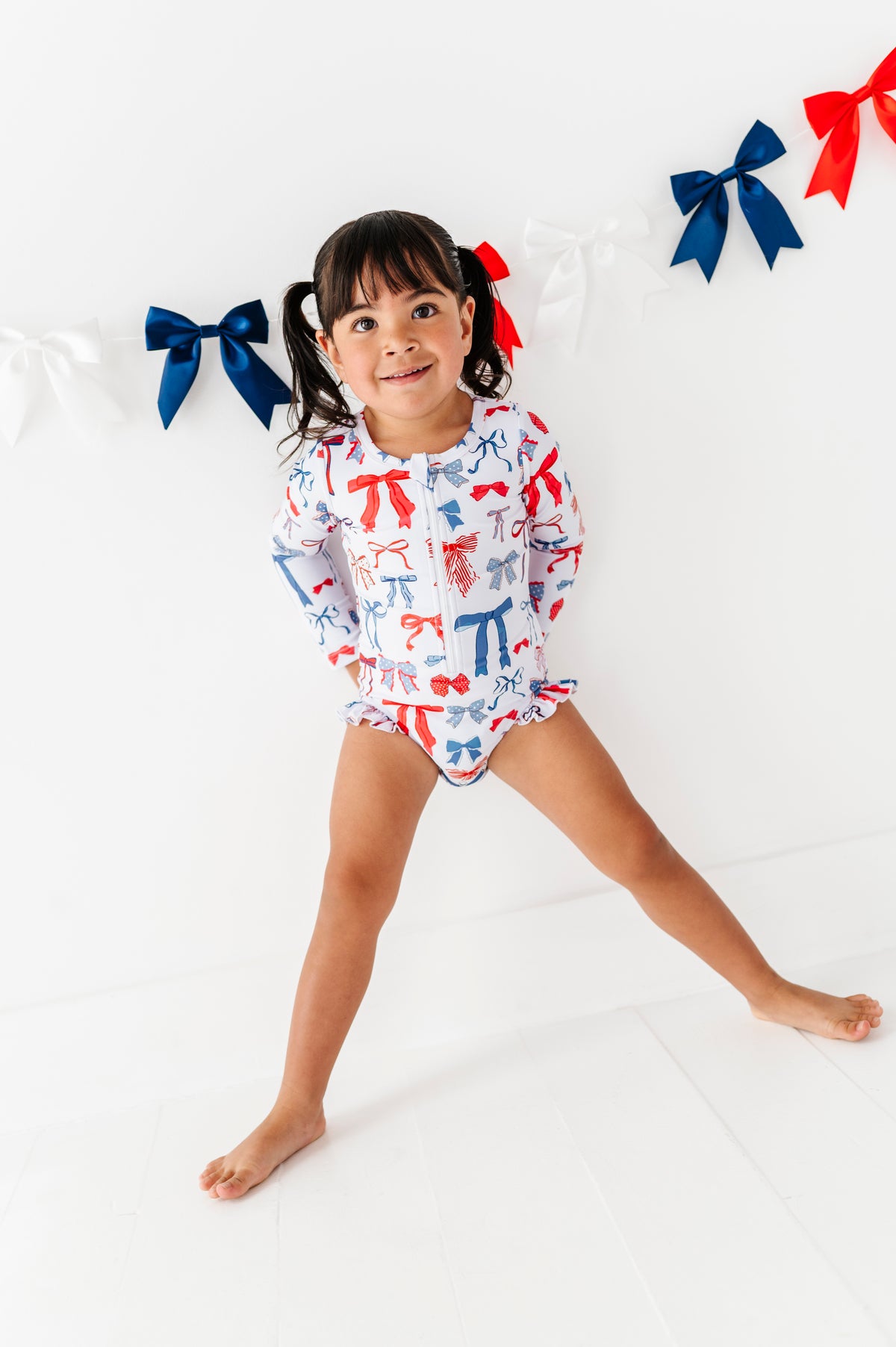 American Girl Bows | Rashguard ONE-Piece