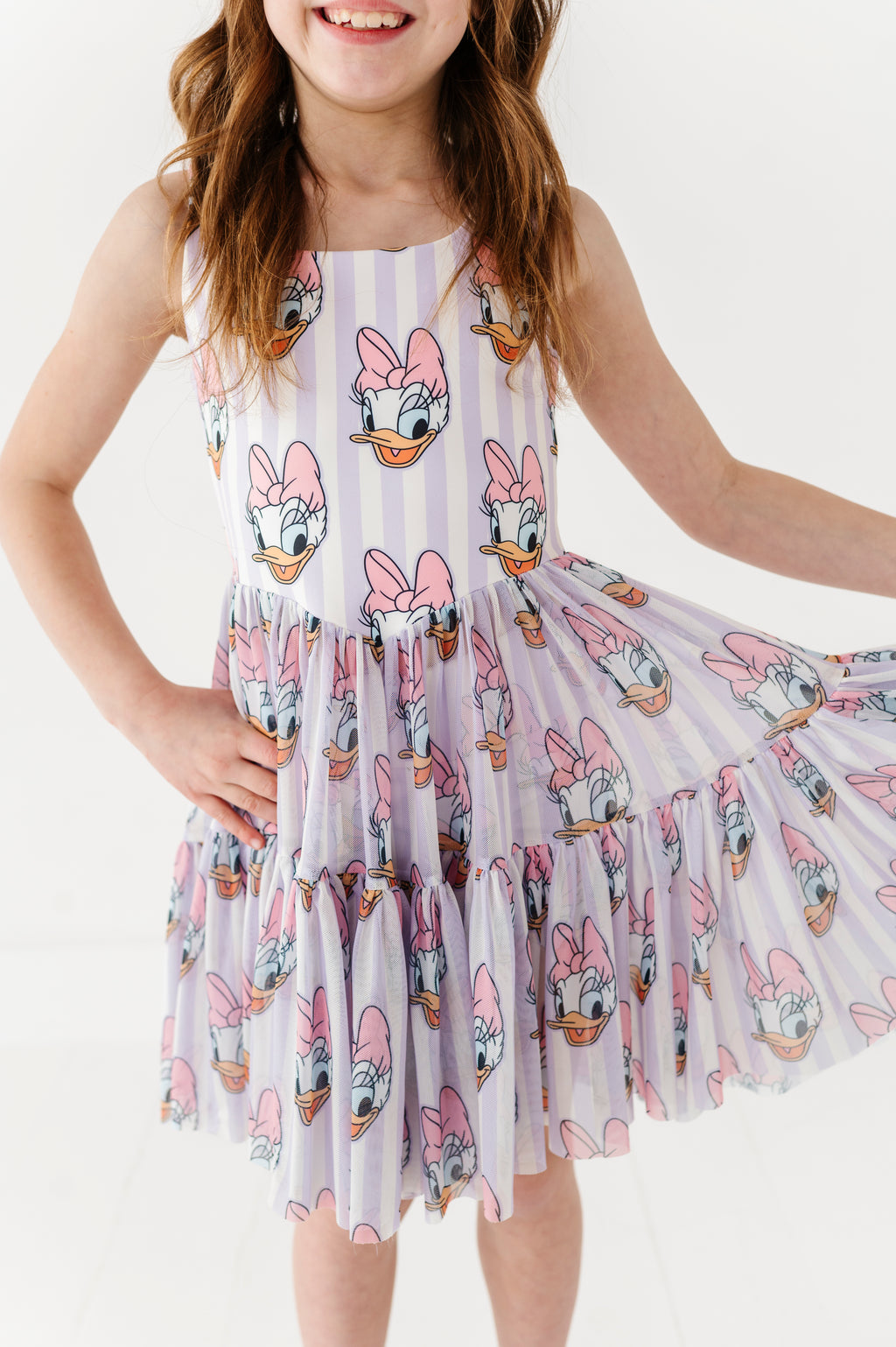 DAISY Stripe (KIDS) | Mesh DRESS