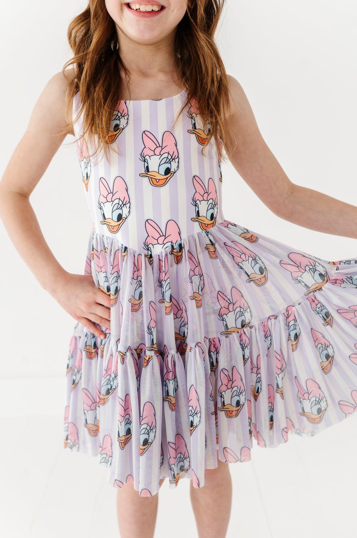DAISY Stripe (KIDS) | Mesh DRESS